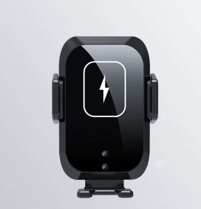 Alogy Grawitacyjny uchwyt samochodowy Alogy z ładowarką Qi na kokpit kratkę 15W + Ładowarka USB - USB-C 5