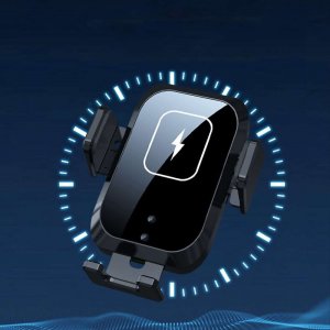 Alogy Grawitacyjny uchwyt samochodowy Alogy z ładowarką Qi na kokpit kratkę 15W + Ładowarka USB - USB-C 10