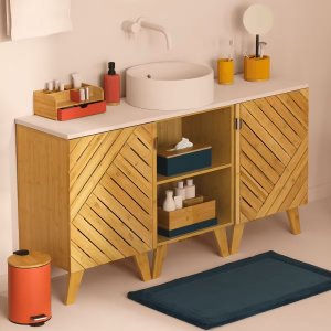 Dozownik do mydła 5five Linea 270 ml czarny 2