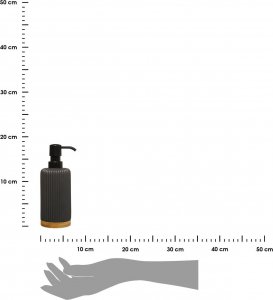 Dozownik do mydła 5five Linea 270 ml czarny 3