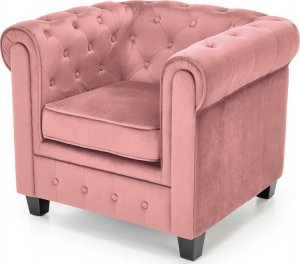 Selsey SELSEY Fotel kubełkowy Visaus pikowany velvet różowy 1