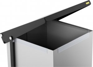 Kosz na śmieci Ulsonix na pedał srebrny (10050303) 4