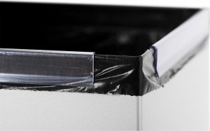 Kosz na śmieci Ulsonix na pedał srebrny (10050303) 5