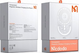 Mcdodo MCDODO PRISM UCHWYT SAMOCHODOWY ŁADOWARKA MAGSAFE 15