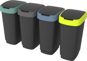 Kosz na śmieci Rotho szary (CEN-80788) 3