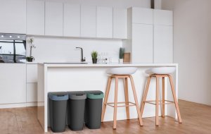 Kosz na śmieci Rotho szary (CEN-80788) 4