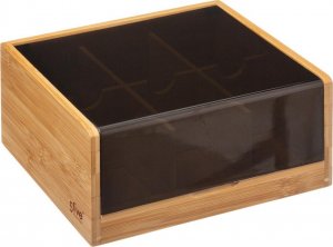 5five Bambusowe pudełko POJEMNIK na torebki herbatę Herbata 1
