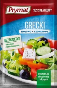Prymat Prymat Sos sałatkowy grecki ziołowo-czosnkowy 9g 1