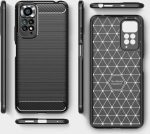 Braders Etui Tpucarbon do Xiaomi Redmi Note 11 / 11s Black 5