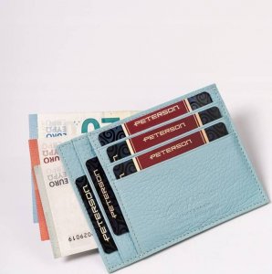 Peterson Etui skórzane Peterson niebieskie PTN CAW22722 1424 2