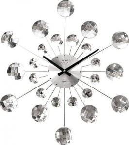 JVD Zegar ścienny JVD HT464.1 z kryształkami, średnica 48,5 cm 1