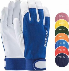 Ardon HOBBY REFLEX - RĘKAWICE HI-VIZ ELEMENTY ODBLASKOWE OWCZA SKÓRA A1073/RX 12-SPE 2