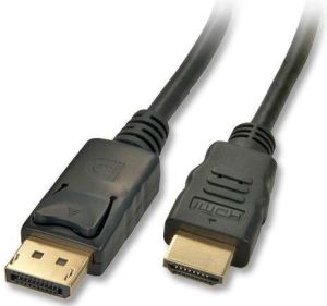 Kabel Lindy DisplayPort - HDMI 1m czarny (41480) 1