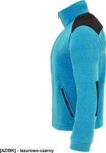 JHK FLRA 340 - bluza polarowa unisex, gruba posiada bardzo dobre właściwości cieplne - niebieski royal-czarny 3XL 54