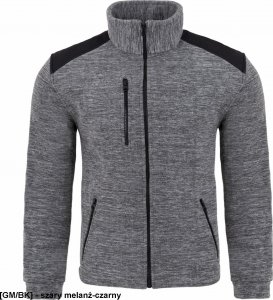 JHK FLRA 340 - bluza polarowa unisex, gruba posiada bardzo dobre właściwości cieplne - niebieski royal-czarny 3XL 58