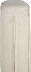 Beliani Sofa dwuosobowa z drewna akacjowego z białymi poduszkami BARATTI! 6