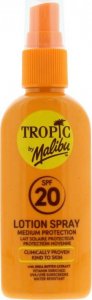 Malibu Tropic By Malibu Lotion Spray SPF20 Olejek Brązujący Do Opalania 100ml 1