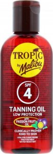 Malibu Tropic By Malibu Tanning Oil Olejek Do Opalania SPF4 100ml 1