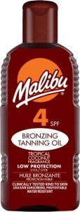 Malibu Malibu Tanning Oil Olejek Do Opalania SPF4 200ml 1