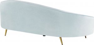 Beliani Sofa welurowa niebieska SAVAR! 3