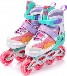 Rolki Cream rekreacyjne regulowane fioletowe r. 38-41 5