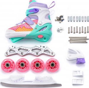 Rolki Cream rekreacyjne regulowane fioletowe r. 38-41 8