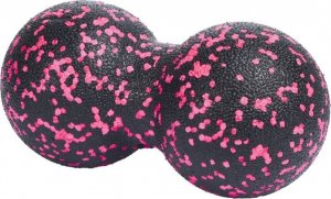 XQMax Podwójna piłka do masażu roller crossfit 16x8,5 cm różowa! 2