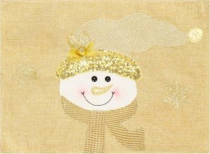 Springos Podkładka na stół świąteczna 48x38cm bałwanek mata UNIWERSALNY 5