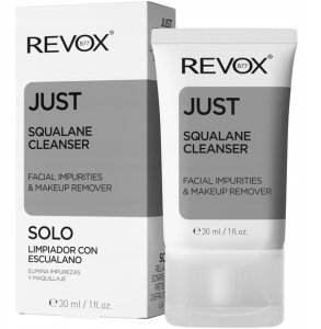 Revox Just Squalane Cleanser Facial Impurities And Makeup Remover / Skwalan oczyszczający do demakijażu twarzy (30 ml) 2