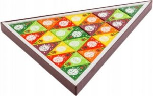 Kalendarz adwentowy English Tea Shop Zestaw herbatek trójkątny biały 25 piramidek  BIO 50g 3