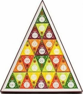 Kalendarz adwentowy English Tea Shop Zestaw herbatek trójkątny biały 25 piramidek  BIO 50g 4