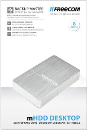 Dysk zewnętrzny HDD FreeCom HDD Desktop Drive 10 TB Srebrny (56403) 5