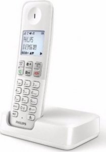 Telefon stacjonarny Philips Telefon Bezprzewodowy Philips D2501W/34 1,8" 500 mAh GAP Biały 1