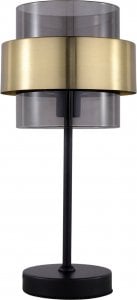 Lampa stołowa Light Prestige Lampa biurkowa Miele LP-866/1T BK szklana czarna złota 1