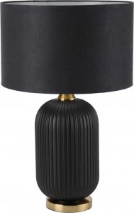 Lampa stołowa Light Prestige Stołowa lampa Tamiza LP-1515/1T big abażurowa czarna złota 1