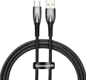 Kabel USB Baseus USB-A - USB-C 1 m Czarny (BSU3849) 1