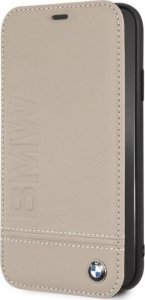 BMW Etui BMW BMFLBKI61LLST Apple iPhone XR book beżowy/taupe Logo Imprint 2