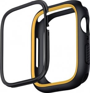 Uniq UNIQ etui Moduo Apple Watch Series  4/5/6/7/8/SE 40/41mm czarny-musztardowy/midnight-mustard 2