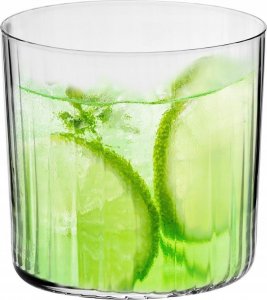 Krosno Szklanki z optykiem Mixology 350ml DRINK KPL 6 szt 2