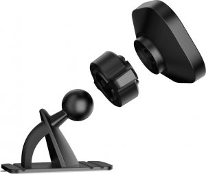 Dudao samoprzylepny magnetyczny uchwyt samochodowy do telefonu na kokpit deskę rozdzielczą czarny (F6C) 3