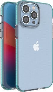 Hurtel Spring Case etui iPhone 14 Pro Max silikonowy pokrowiec z ramką jasnoniebieskie 1