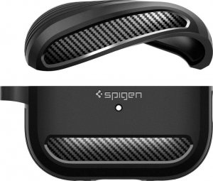 Spigen Etui Rugged Armor Apple AirPods Pro 2/1 Matte Black 15
