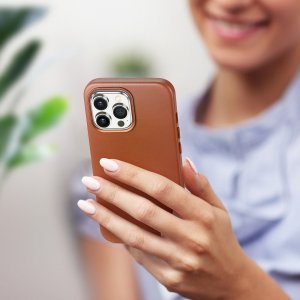 DUXDUCIS Etui DuxDucis Naples MagSafe Apple iPhone 14 Pro brązowe 6