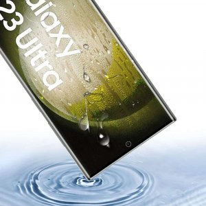 3MK Szkło hartowane 3MK HardGlass Max Samsung Galaxy S23 Ultra czarne Finger Print 3