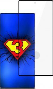 3MK Szkło hartowane 3MK HardGlass Max Samsung Galaxy S23 Ultra czarne Finger Print 7