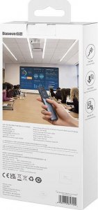 Baseus Wielofunkcyjny pilot Baseus Orange Dot do prezentacji, z czerwonym wskaźnikiem laserowym, akumulatorowy (szary) 9