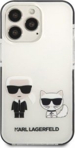 Karl Lagerfeld Etui Karl Lagerfeld KLHCP13XTPEKCW Apple iPhone 13 Pro Max hardcase biały/white Karl&Choupette 3