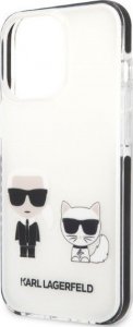 Karl Lagerfeld Etui Karl Lagerfeld KLHCP13XTPEKCW Apple iPhone 13 Pro Max hardcase biały/white Karl&Choupette 6