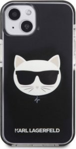 Karl Lagerfeld Etui Karl Lagerfeld KLHCP13MTPECK Apple iPhone 13 hardcase czarny/black Choupette Head 3