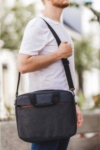 Torba Kemer Torba na laptop Alamera, grafitowy 5